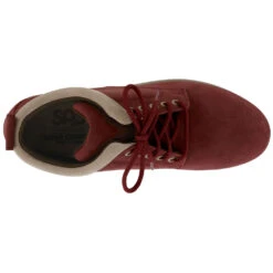 SAS Gretchen Chukka Water-Resistant Boot Red/Taupe Leather (Women's) -Dansko Shop red 6 bbf1eb21 009f 4179 8c96 a4fb88b22230