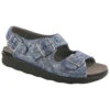 SAS Relaxed Sandal Silver Blue Leather (Women's)