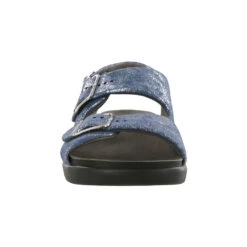 SAS Relaxed Sandal Silver Blue Leather (Women's) -Dansko Shop silver blue 4