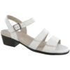 SAS Savanna Sandal White Lizard Leather (Women's)