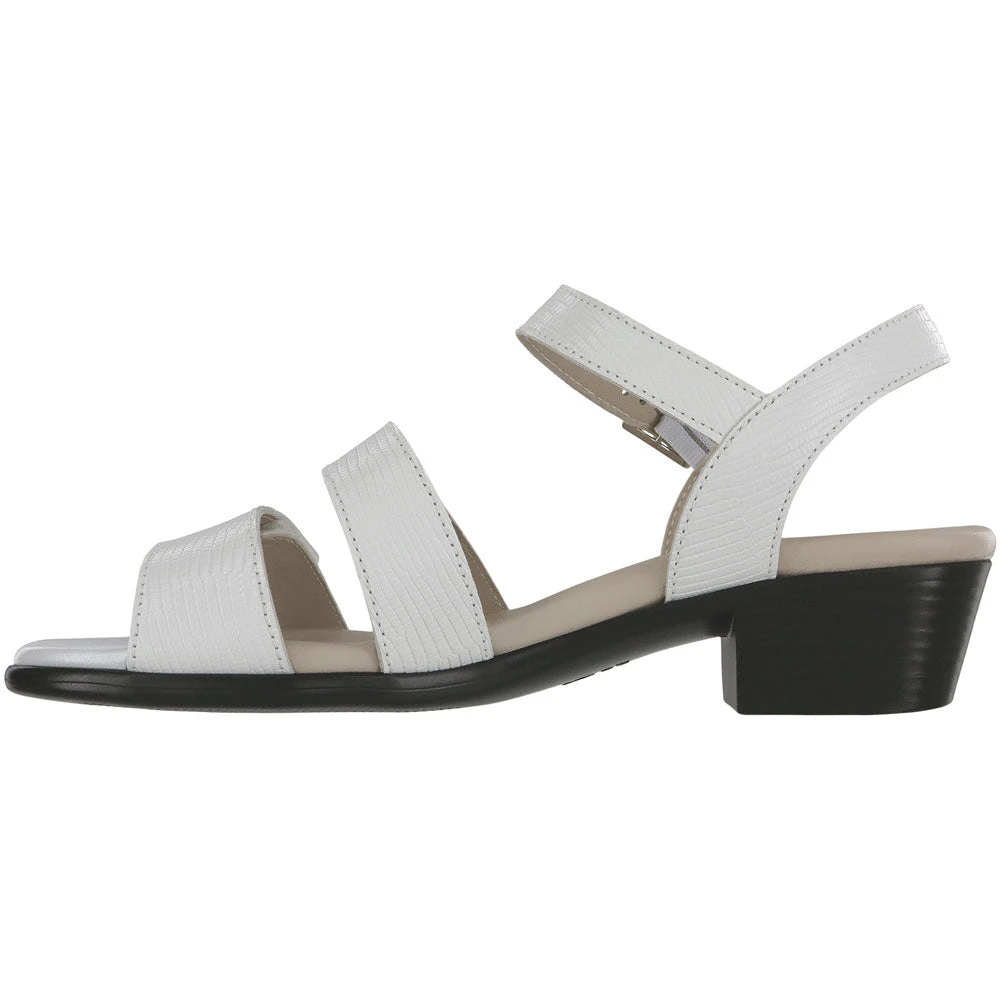 SAS Savanna Sandal White Lizard Leather (Women's) 4 SAS Savanna Sandal White Lizard Leather (Women's) - Image 2
