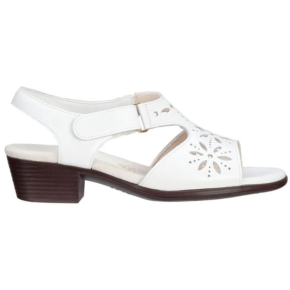 SAS Sunburst Sandal White Leather (Women's) 4 SAS Sunburst Sandal White Leather (Women's) - Image 2