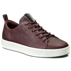 Ecco Soft 8 Sneaker Bordeaux Leather (Women's)